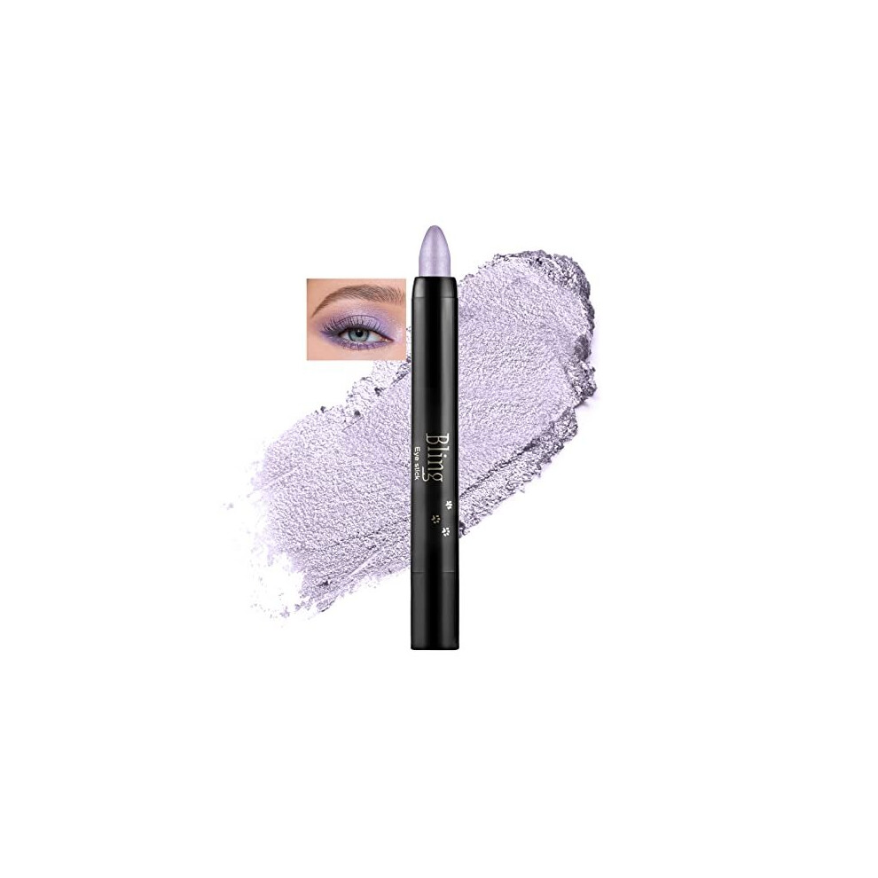 Boobeen Cream Eyeshadow Pencil Crayon Waterproof Eyeshadow Stick Shimmer Eyeshadow Pen Create Glitter Eye Makeup, Easy To Use (08#)