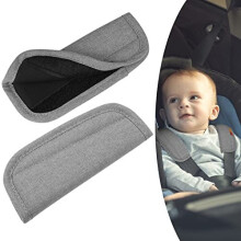 Car Seat Belt Pads, 2 Pack Baby Stroller Car Seat Strap Covers, Universal Harness Pads, Backpack Shoulder Pad, Multifunctional Seat Belt Pad Cover for