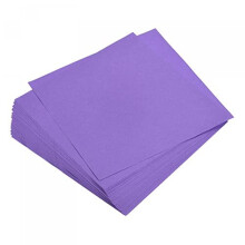 50 Sheets Origami Paper Double Sided Deep Purple 15cm x 15cm 70gsm Square Folding Paper Sheet for Art Craft Project, Beginners, Gifts Decor