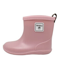 Toddler Wellies Soft PVC Boots Waterproof Lightweight Rain Boots for Little Kids Unisex Boys Girls