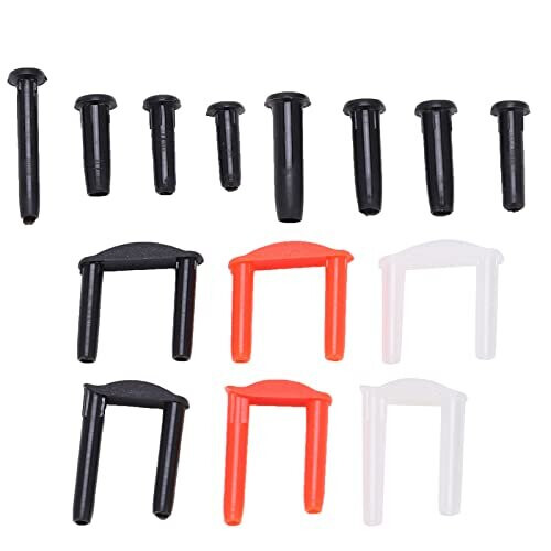 Badminton Grommets, 1 Box Universal Badminton Racket Grommets Set with Racquet Eyelets Bucket String Protector Stringing Tools 1