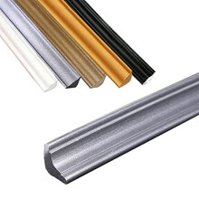 TPE Edging Strip Self Adhesive Quadrant Trim Skirting Board 3M Home Wall Inside Corner Decoration Caulk Strip Strong Self-Adhesive Anti-Mold Skirting
