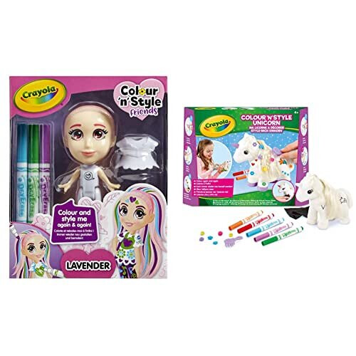 Colour 'n' Style Friends: Lavender | Colour & Style Your Own Doll | For ...