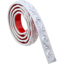 Molding Trim Self Adhesive,Peel and Stick Wall Ceiling Decorative Trim,3D Wallpaper Border,Tile Trims and Edgings,Sticky Wall Lines for Mirror Edge,