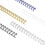 Wire Binding Spines, 7.9mm, 40 Sheet Binding Capacity, 34 Loops, A4, Multi-Colour, Pack of 100 6