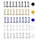 Wire Binding Spines, 7.9mm, 40 Sheet Binding Capacity, 34 Loops, A4, Multi-Colour, Pack of 100 2