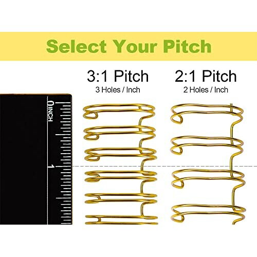 Wire Binding Spines, 7.9mm, 40 Sheet Binding Capacity, 34 Loops, A4, Multi-Colour, Pack of 100 2