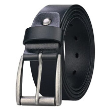 Genuine Leather Belts for Men, Black Mens Belts Leather For Jeans Trousers,Golf Belts Men Leather,Black Waist Belt Men, Leather Work Belt Designer