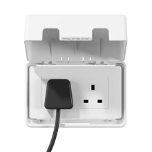 1 Pack Baby Safety Electrical Outlet Cover Box, Childproof Large Plug Cover for Sockets & & Switches, Universal Plug Socket Cover, Easy to Install &