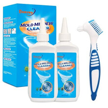 Mould Remover Gel UK 280g, 2 Pack Mold And Mildew Remover Gel With Brush For Wall Tiles Grout Sealant Bathroom Cleaning Home Kitchen Sinks Cleaning(10