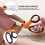Fabric Scissors, Scissors Set with Sharp Stainless Steel Blade and Soft Handles, Including Sewing Scissors, Craft Scissors, Thread Snipers and 3