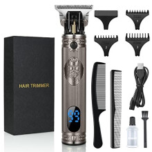 Hair Clippers for Men, Cordless Clippers Electric Hair Trimmer Beard Trimmer, Detail Beard Shaver, Precision T-Blade Trimmer Grooming Cutting Kit with