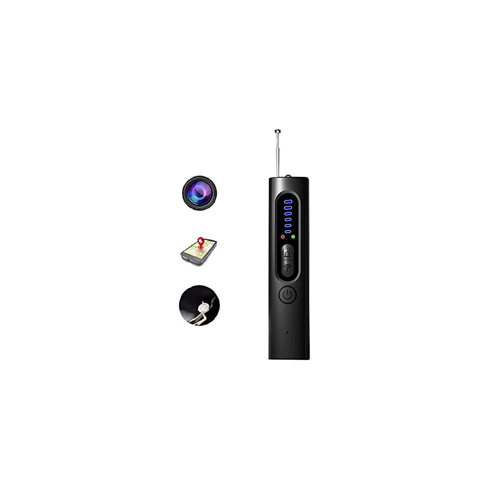 Hidden Camera Detector, Anti Spy Detector Finder, Portable Mini Bug Detector, RF Signal Scanner Device for GPS Tracker, Wireless Listening Device in