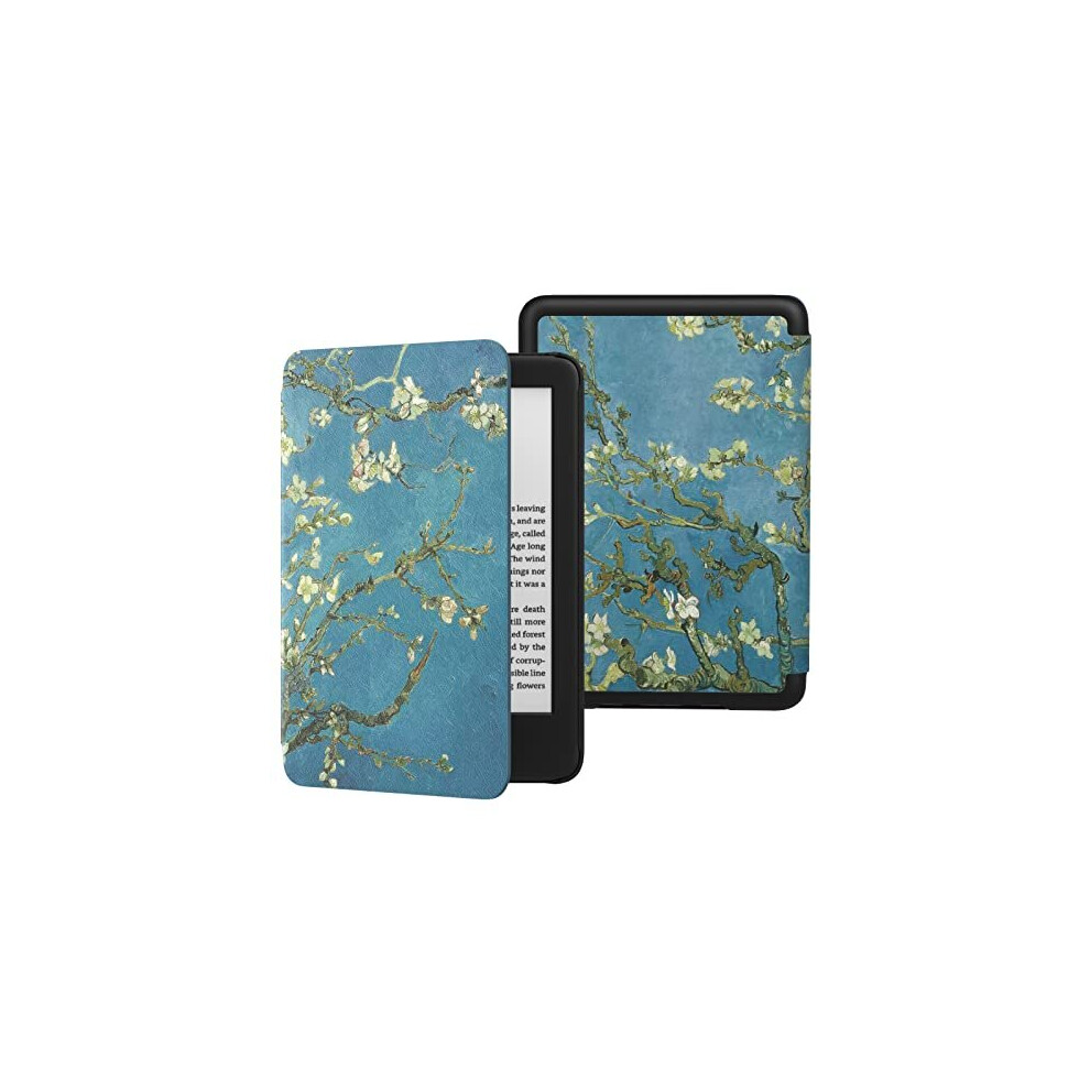 Case for 6" ALL-New Kindle (11th Generation-2022 Release), Light Shell Cover with Auto Wake/Sleep for Kindle 11 2022 E-Reader, Almond Blossom