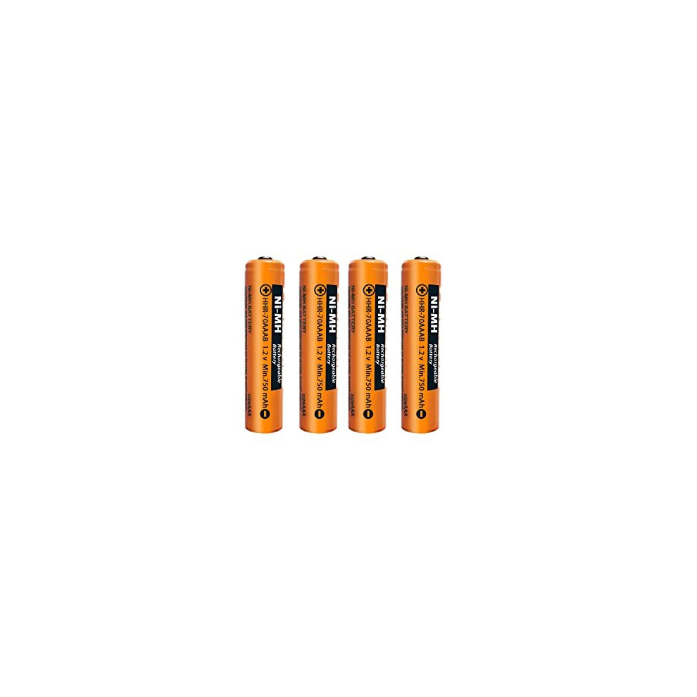 HHR-70AAAB NI-MH Battery for Panasonic 1.2V 750mAh AAA Battery Rechargeable Batteries for Cordless Phones