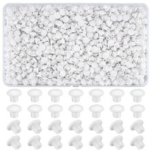 800 Pcs 5mm Drill Hole Cover Caps, Plastic Hole Plugs, Round Button Plugs Screw Hole Caps Covers, Drilling Cover Plugs for Furniture Kitchen Cabinet