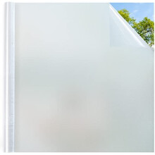 Frosted Window Film Privacy Film for Glass Windows 90x200cm, Opaque Frosting Cover for Bathroom Bedroom Kitchen and Office Door, Self Adhesive Static