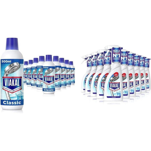 Limescale Remover Liquid, Classic, 5 Litre (500 ml x 10) & Limescale