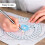 360 Degree Protractor Angle Measure 2Pcs Protractor Circle Protractor 10cm Plastic Protractor 360 Ruler Measuring Tool for Students and Children 4
