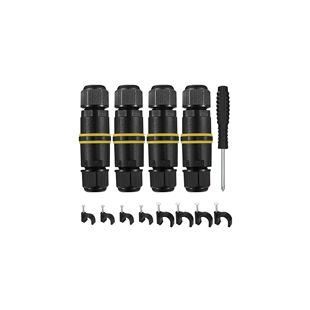 Ip68 Waterproof Junction Box, Outdoor Cable Electrical Connectors, Wire Connector External Sleeve Coupler, Extension Electrical Cable Protector Boxes 5014542682339