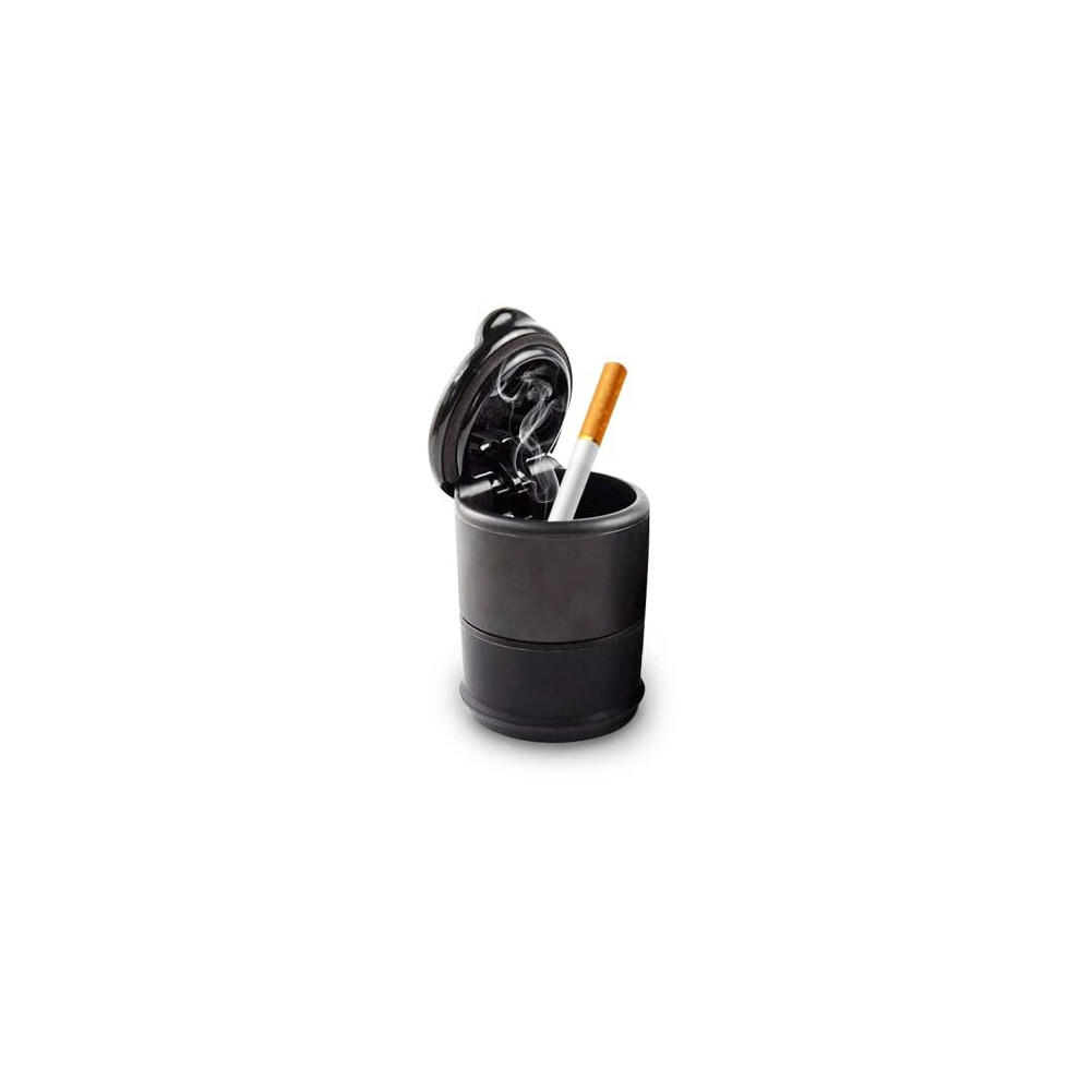 Car Ashtray Ashtray Portable Ashtray Car Ashtray With Lid Smell Proof Smokeless Ash Tray Portable Ashtrays For Cigarettes Ashtray With Lid Smell Black 5014542682216