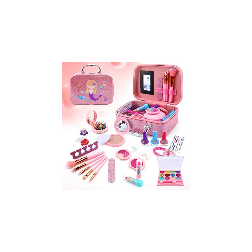 Kids Makeup Sets for Girls Kids Make up Set Girls Toys Makeup Toy Set Safe & Non Toxic Girls Makeup Set for Children Toddlers Little Girls Christmas