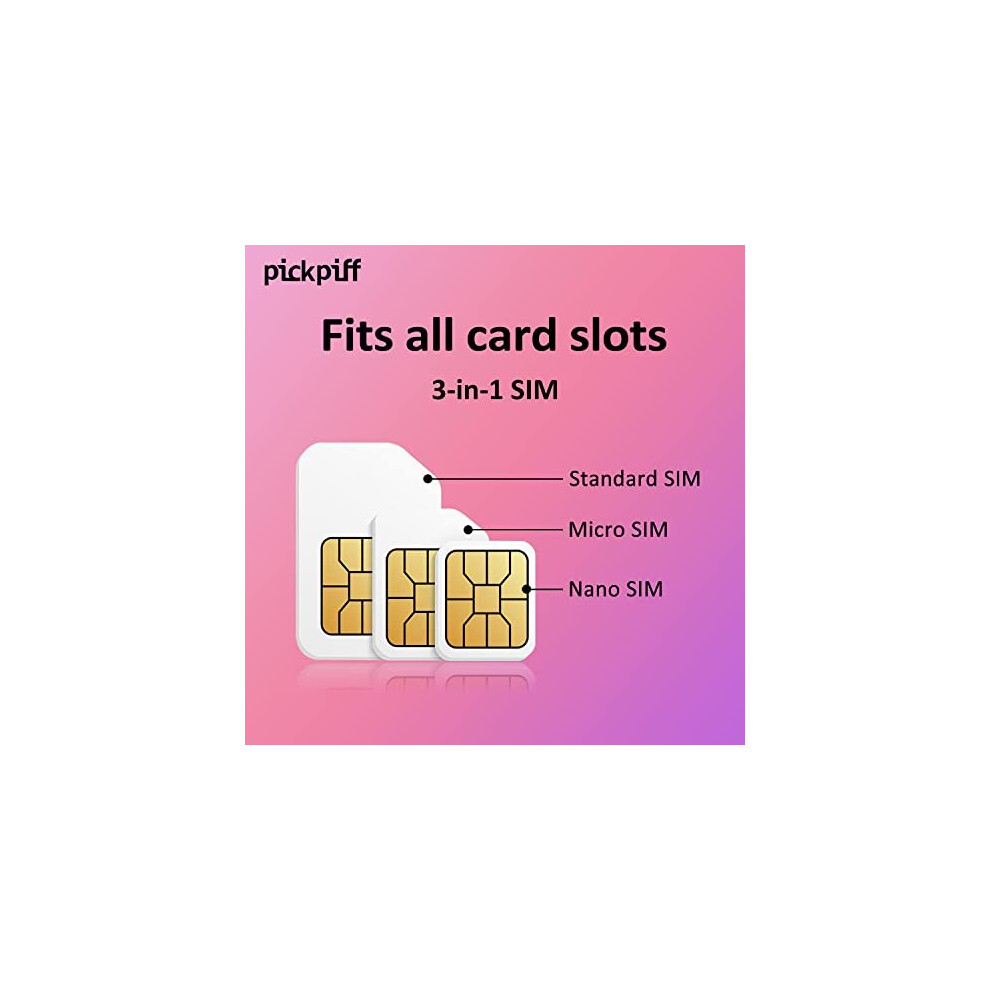 Giffgaff Sim Cards Pay As You Go Cell Phone Unlimited Call Text Data Sim  Card-fit all Devices-2G 3G 4G-No cntract 5 Bonus Credit Added When You  Topup on OnBuy