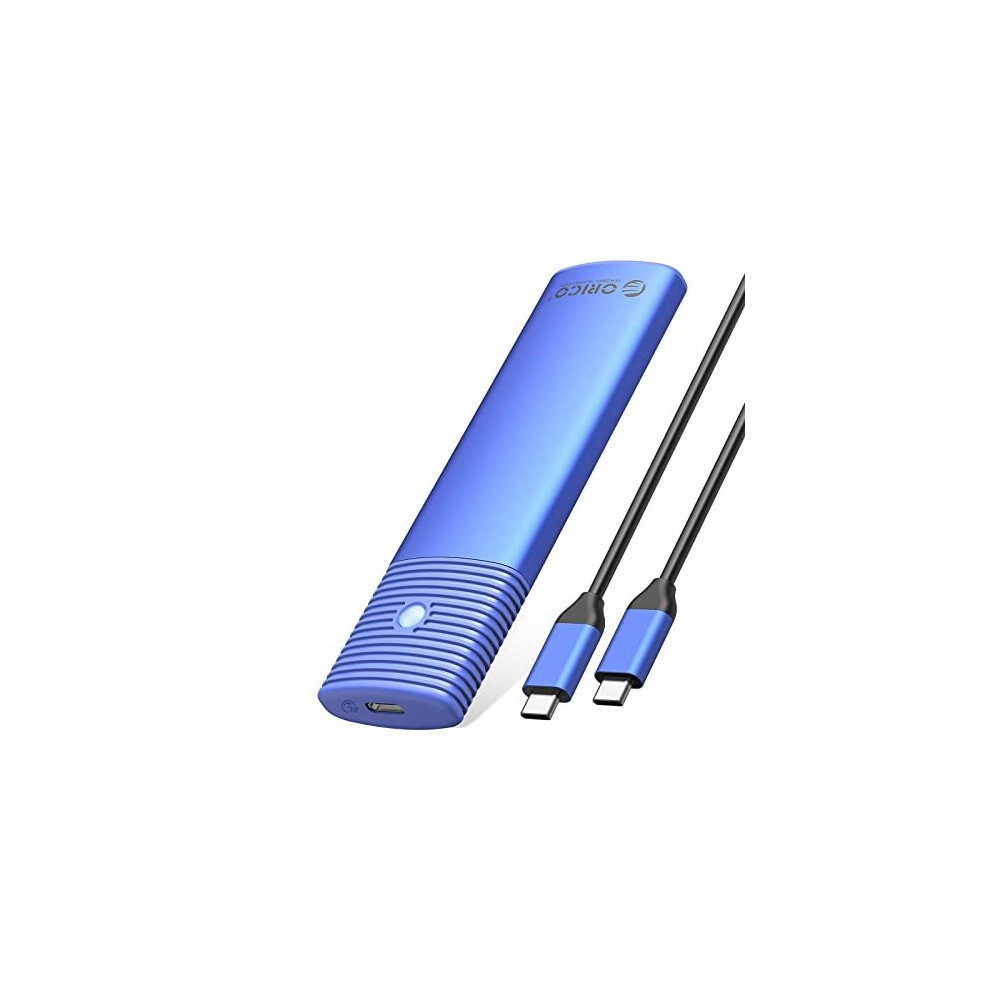 Aluminum M.2 NVMe SSD Enclosure , Tool-Free 10Gbps USB C Adapter, USB 3.2 M.2 NVMe Reader, External SSD Case Thunderbolt 3 Compatible, Supports 4TB