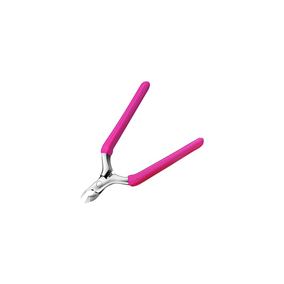 Cuticle Nipper, Cuticle Remover Professional Manicure and Pedicure Cuticle Remover Tools Stainless Steel Cuticle Clippers Rose Red
