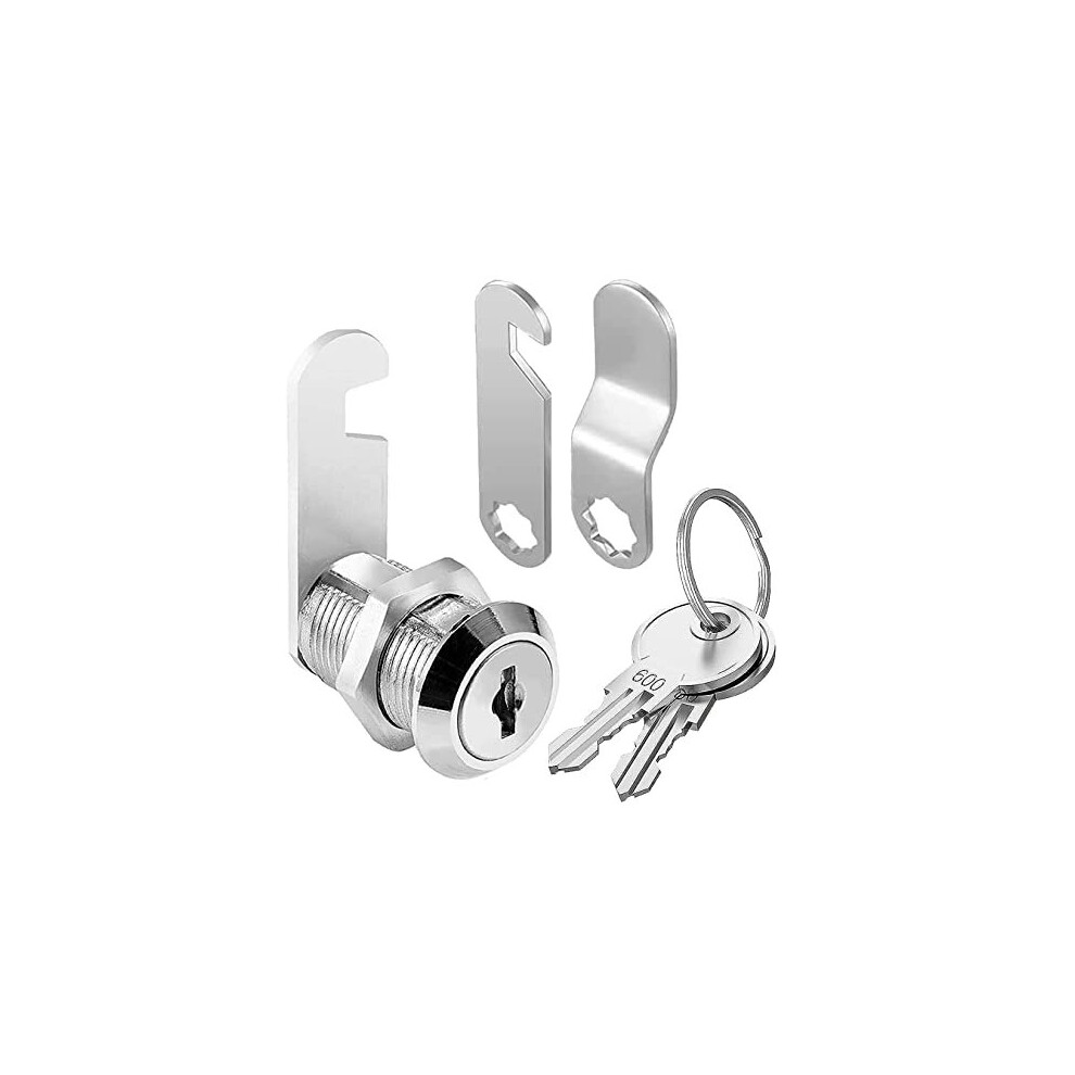 Mailbox Lock 25mm, Cabinet Cam Lock with Key Alike, Drawers Lock, Dresser Lock, Cupboard Door Lock, Furniture Locker Lock (25MM)