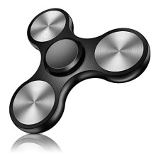 Fidget Spinner Hand Spinner Fidget Toy Stainless Steel Metal Fast Bearing 4-10 Minutes Spins Hand Spinner Tri Finger Gyro Toy EDC ADHD Focus Anxiety