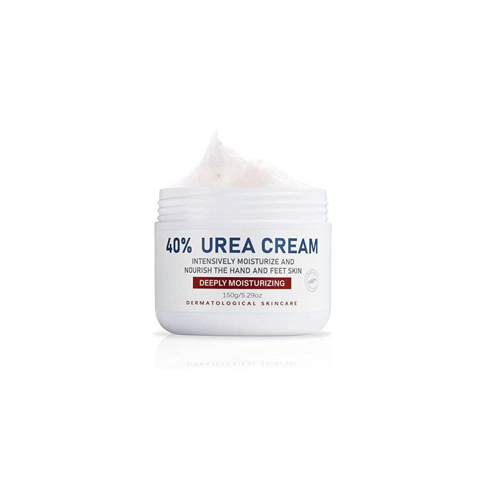 Urea Foot Cream,Urea Cream for Feet,Urea Foot Cream 40 Percent Foot Cream for Cracked Heels and Dry Skin Deep Moisturizing,Callus Remover Nourishes