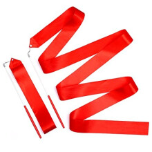 2pcs Dance Ribbons, 78.7 Inch Long Twirling Dancing Ribbon Gymnastics Ribbon Streamers for Kids Artistic Dancing Training Party, with Ribbon Dancer