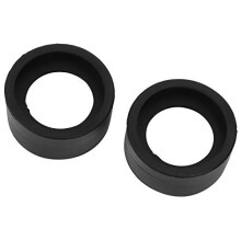 2PCS Eyepiece Cover Eyepiece, Binocular Eye Cups Replacement Okularabdeckung Guard Soft Rubber 36mm Diameter Stereo Microscope Accessory for 32-36mm