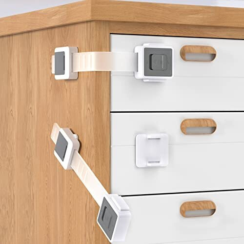 Cupboard Locks for Children AOSITE 10 Pack Adjustable Child Safety