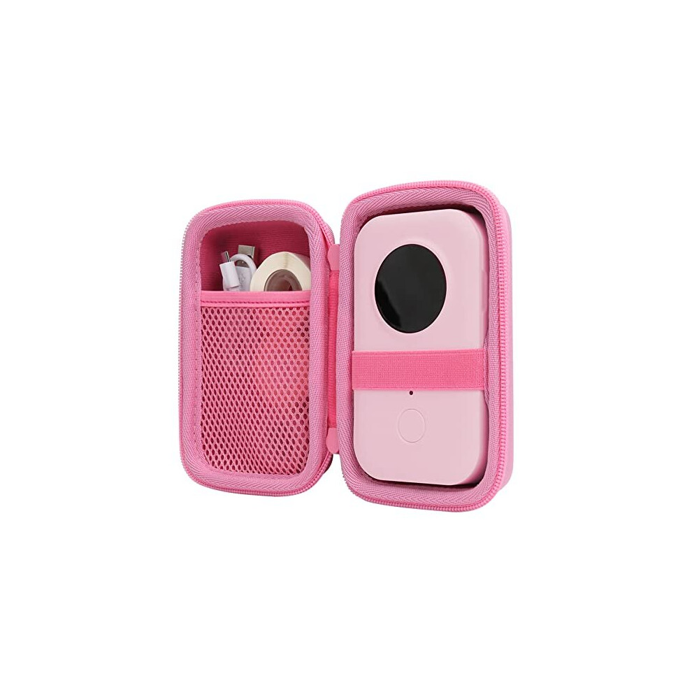 Hard Storage Case For Phomemo D30/Phomemo D35/Colorwing D30/Memoking D30 Bluetooth Label Printer Label Maker(Only Case) (Pink) Pink 5014542698132