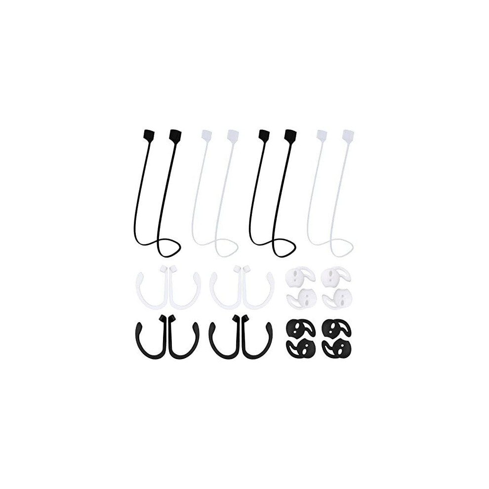 4 Pairs Ear Hooks,4 Pairs Of Anti-Lost Ear Hooks,4 Pairs Silicone Soft Ear Hooks Tips, Compatible With Most Bluetooth Headphones, For Sports Running 5014542700675
