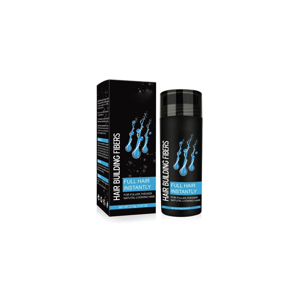 Maggidea Black Hair Building Fibers, Hair Fibres Hair Powder Spray, Hair Fibres For Thinning Hair, Instantly Conceals Hair Loss, Hair Loss Concealer For Women