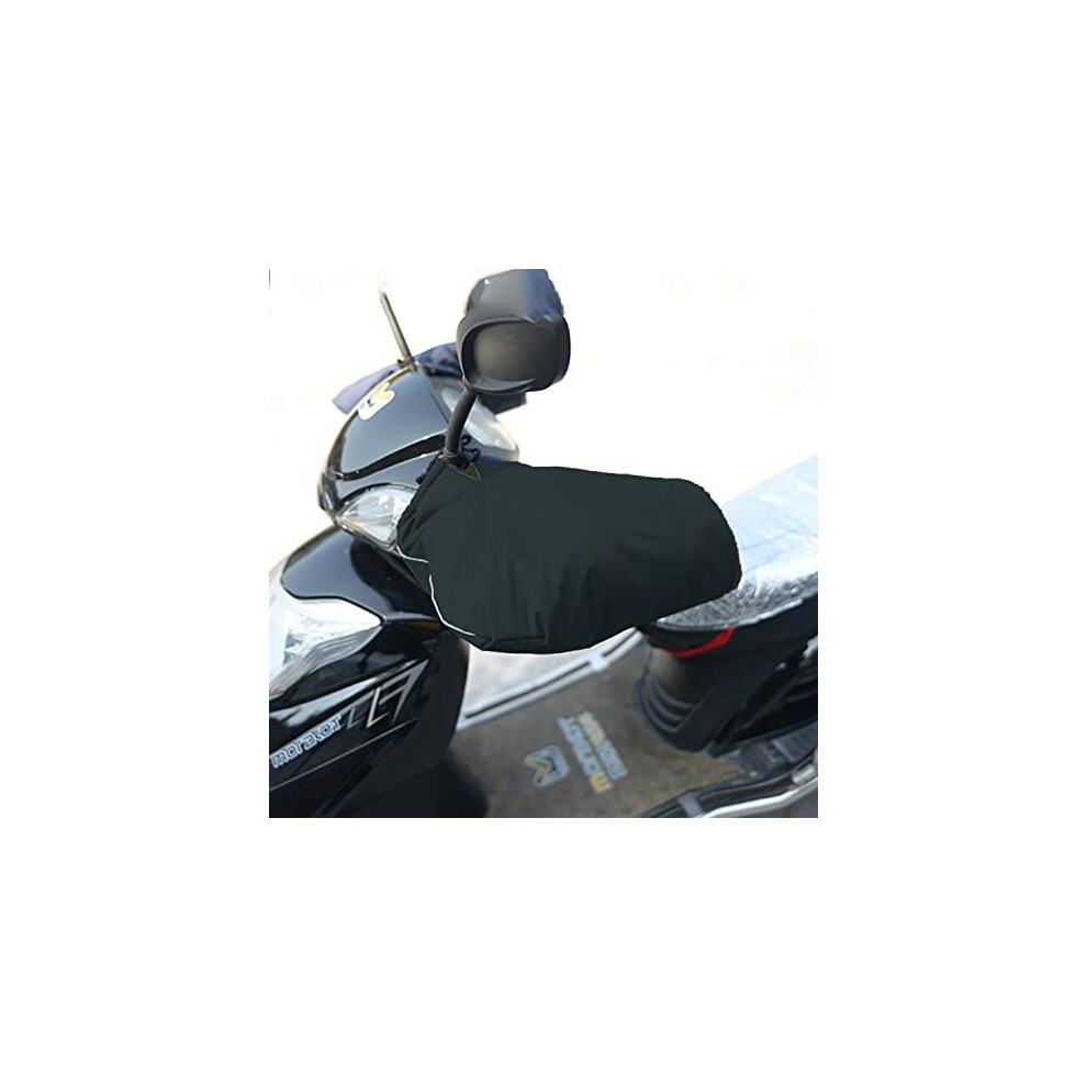 Motorcycle Grip Handlebar Muff Gloves Winter Warm Motorbike Handlebar Gloves Outdoor Cycling Gloves Windproof Waterproof Scooter Bike Handlebar 5014542701498