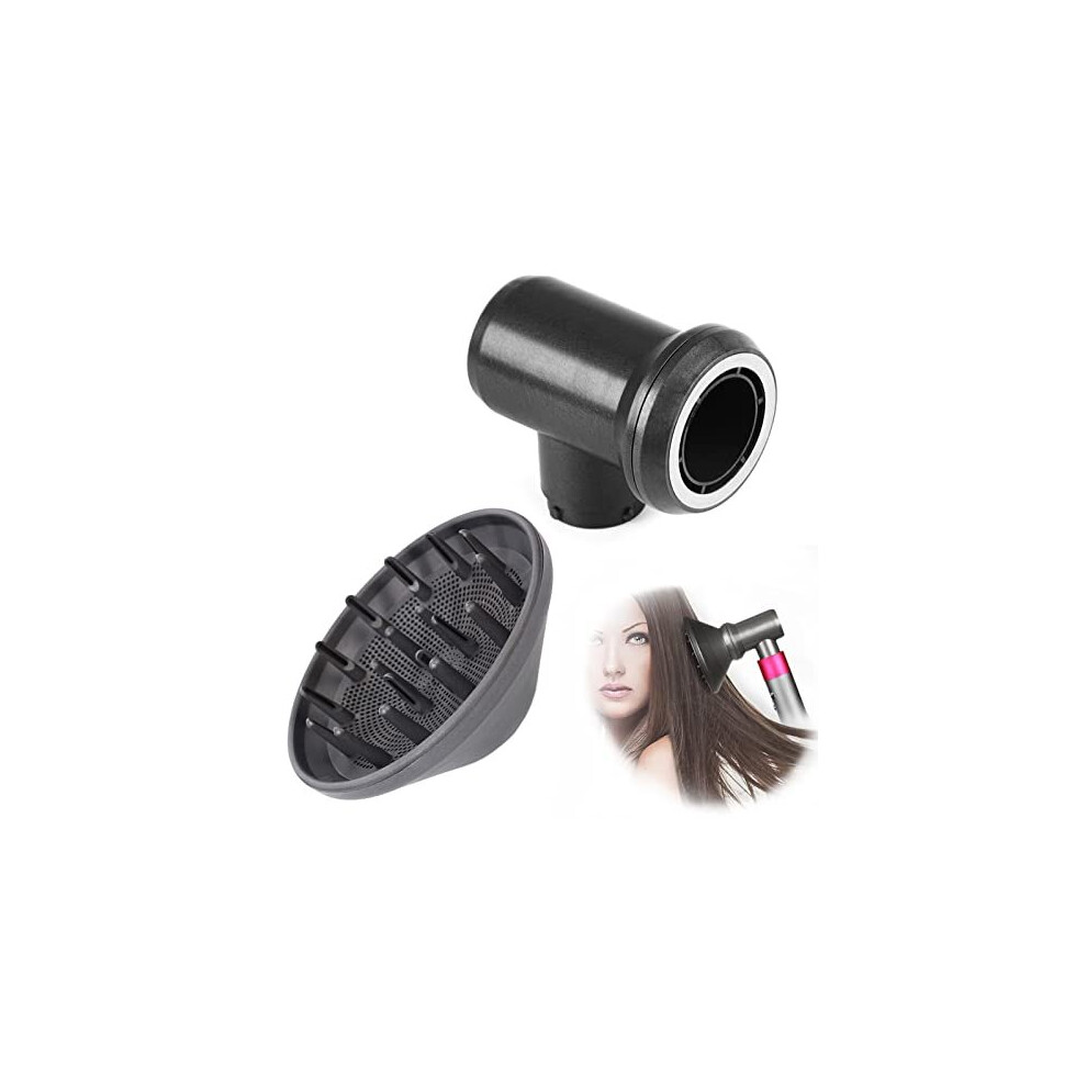 Diffuser and Adaptor for Dyson Airwrap Styler HS01 HS03 HS05, Adapter Turn Airwrap Styler Into A Hair Dryer Combination