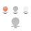 Negative Ionic Shower Head Beads Replacement Bio-Active Stone for Ionic Filter Shower Head Remove Chlorine Fluoride Impurities and Hard Water (Three 3