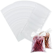 100 Pcs PVA Bags Carp Fishing Kit Fast Dissolve Water Soluble PVA Bags Pellets Bait Bags for Carp Fishing Bait Carp Fishing Bag Solid Bag Rigs Fishing
