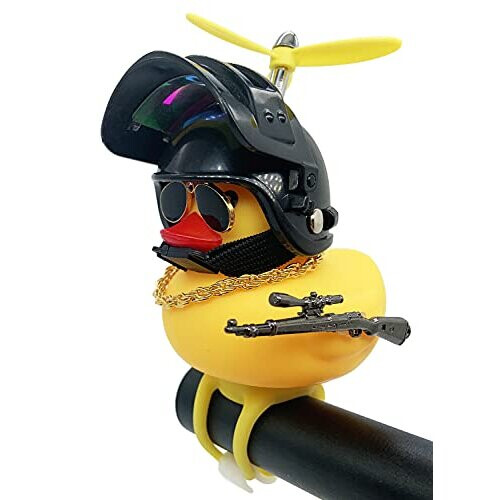 Duck Bike Bell Rubber Duck Bicycle Bell and Headlight Bike Light Bike Accessories Handlebar Decoration on OnBuy