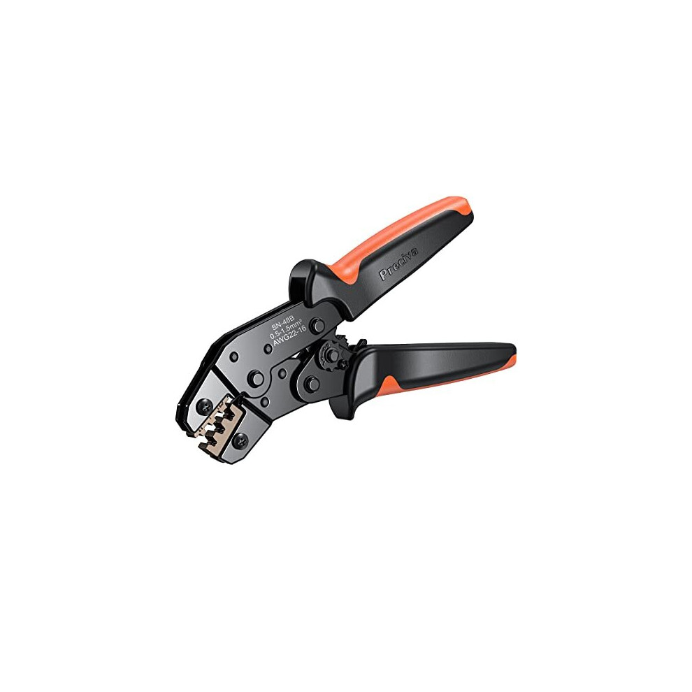 Electrical Crimping Tool, Preciva 0.5-1.5Mmâ²/22-16 Awg Crimping Tools, With Ratchet Machanism, Perfect Crimping For Electronic Jobs, Wire Crimper 5014542716027