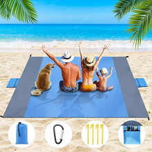 Beach Mat Beach Blanket - Extra Large Blanket 210*200 CM Waterproof Beach Blanket Sandproof Lightweight Outdoor Picnic Blanket for Holidays Camping