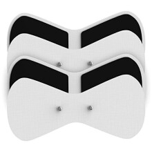 Wireless TENS Machine Pads, 4 Pack TENS Unit Replacement Pads, 5.1" x 2.4" Reusable Self Adhesive Electrodes with Premium Quality, Non-Irritating