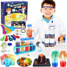 Experiments Science Kits for Kids - STEM Activities Educational Scientist Toys Gifts for Boys Girls Chemistry Set,Age 4-6-8-12-14Educational