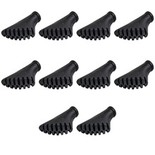 Walking Poles Tips 10 PCS Nordic Walking Stick Caps for Asphalt Trekking Pole Rubber ferrule for Asphalt and Stone Trekking Poles