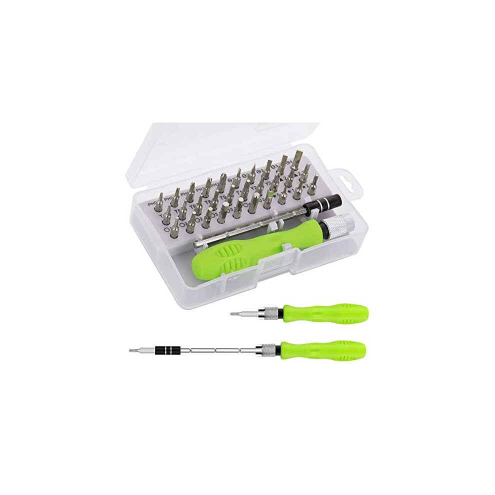 32 in 1 Mini Screwdriver Set, Small Screwdriver Set with 30 Bits Precision Repair Tool Kit Precision Screwdriver Set Screw Drivers Tool Set for