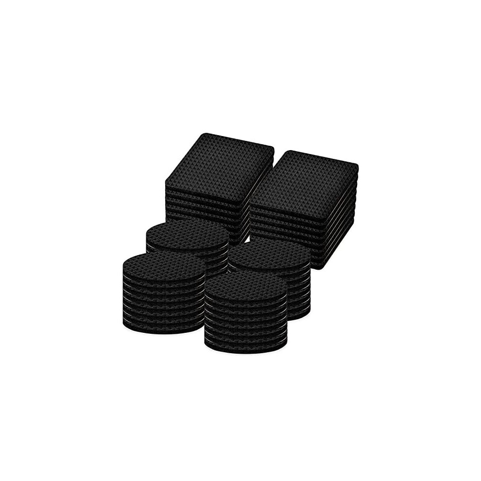 Non Slip Furniture Pads - 60 Pieces Self Adhesive Rubber Feet Pads Furniture Grippers Chair Leg Pads - Anti Scratches Furniture Feet Protectors For 5014542721267